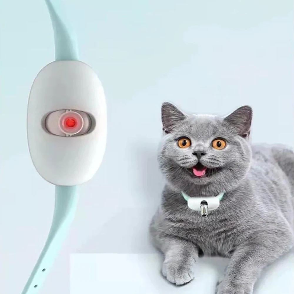 Laser Cat Collar - USB Rechargeable Interactive Cat Toy