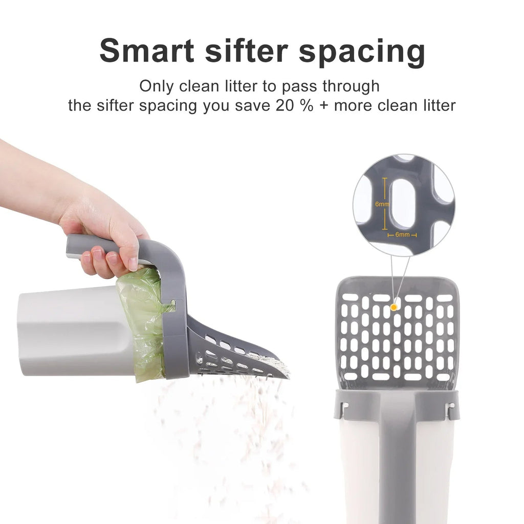 Cat Litter Scoop - All in One Litter Sifter Scooper