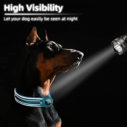 Dog Collar with AirTag Holder - Adjustable Pet Collar