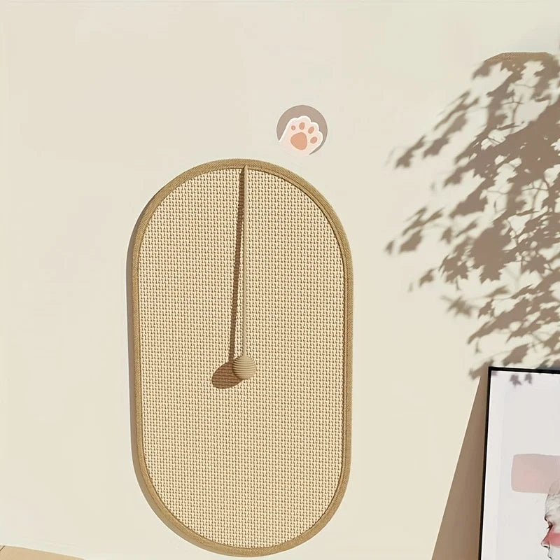 Wall Mounted Cat Scratcher - 3 in 1 Sisal Scratching Pad