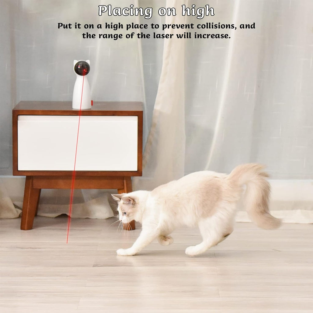 Cat Laser Toy - Interactive Laser Pointer for Indoor Cats