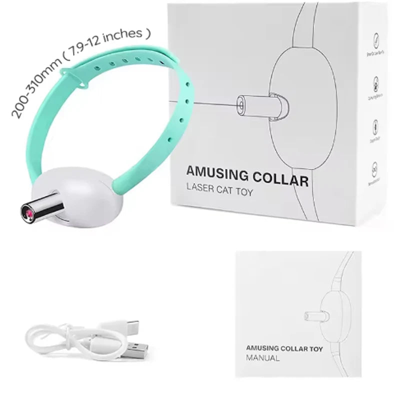 Laser Cat Collar - USB Rechargeable Interactive Cat Toy