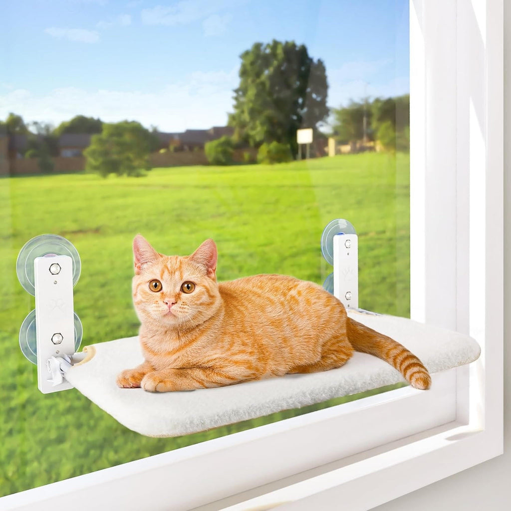 Cat Window Hammock - Window Mounted Cat Bed Perch