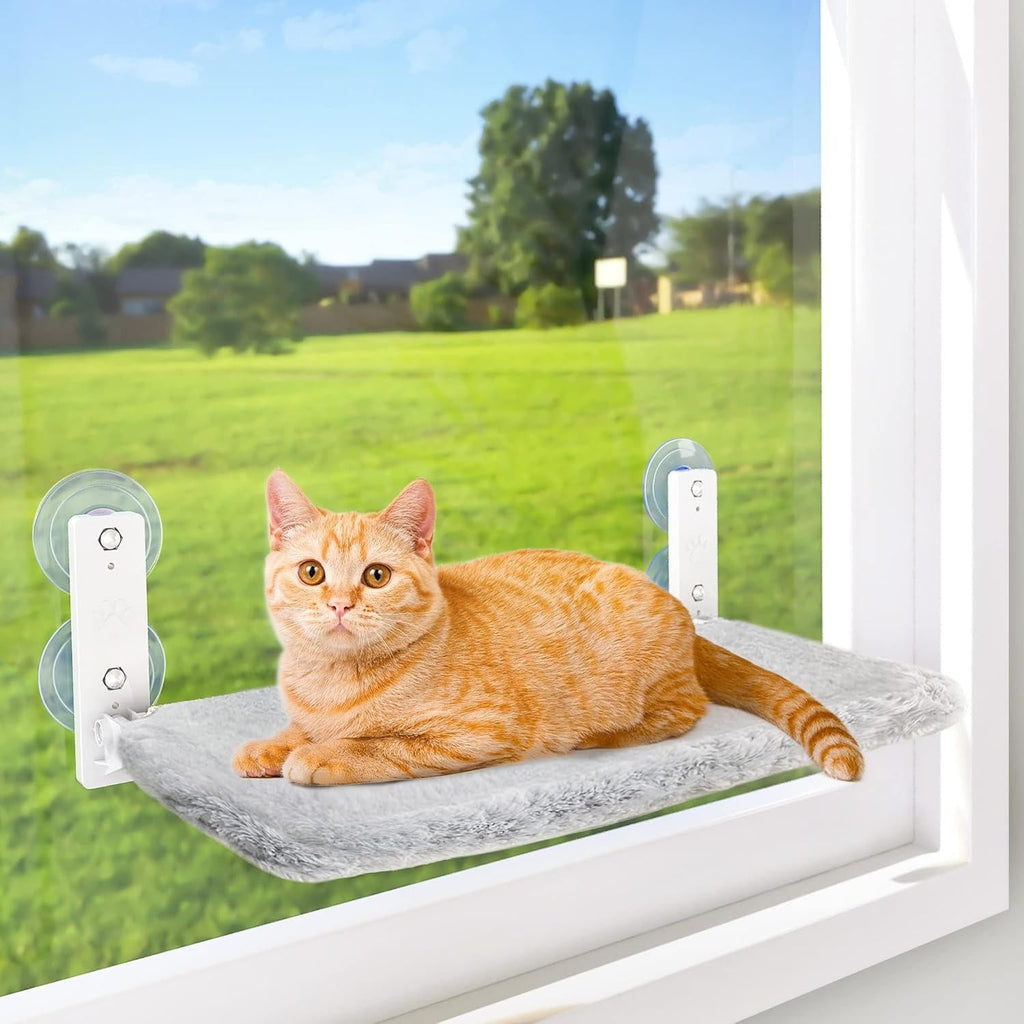 Cat Window Hammock - Window Mounted Cat Bed Perch