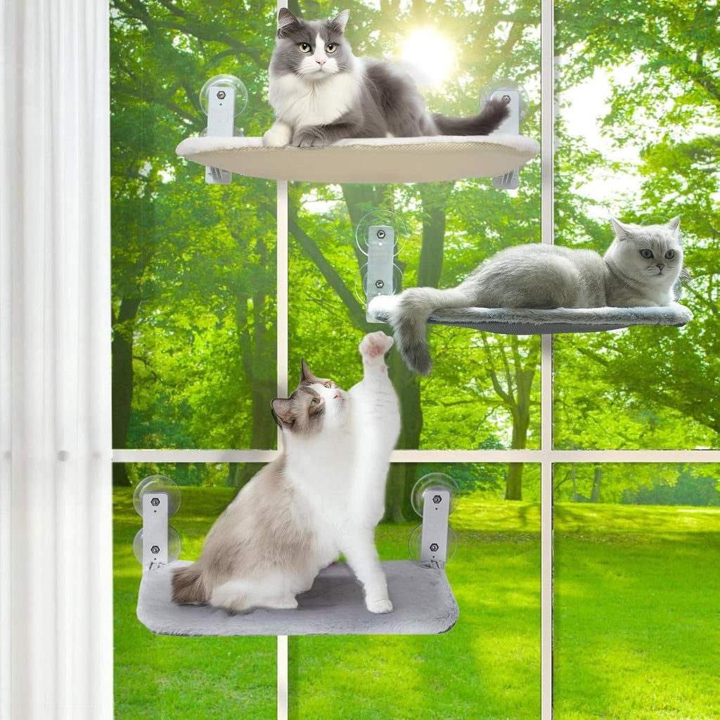 Cat Window Hammock - Window Mounted Cat Bed Perch