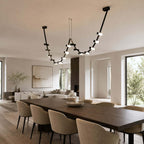 Vellune Modern Acrylic Kitchen Island Chandelier - Arclane