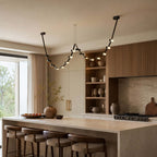 Vellune Modern Acrylic Kitchen Island Chandelier - Arclane