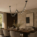 Vellune Modern Acrylic Kitchen Island Chandelier - Arclane