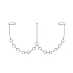 Vellune Modern Acrylic Kitchen Island Chandelier - Arclane