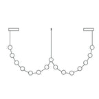 Vellune Modern Acrylic Kitchen Island Chandelier - Arclane