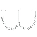 Vellune Modern Acrylic Kitchen Island Chandelier - Arclane