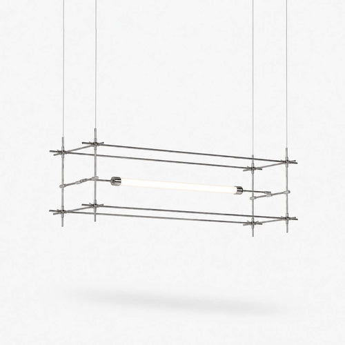 Vellune Art Deco Acrylic Linear Chandelier - Arlumo