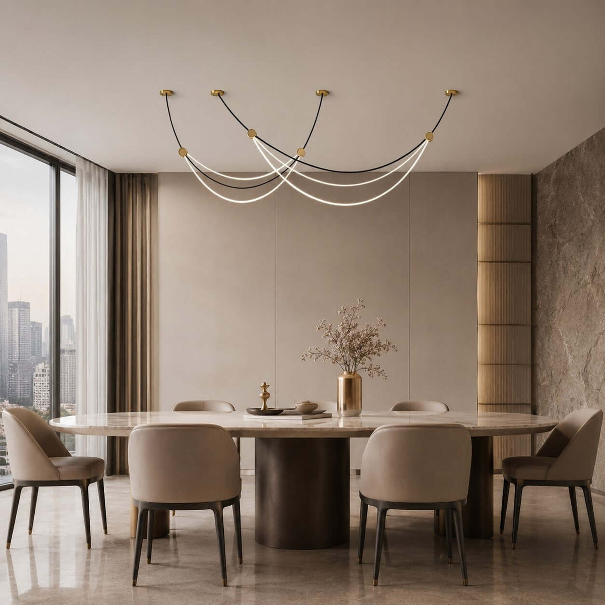 Auris Linear Chandelier