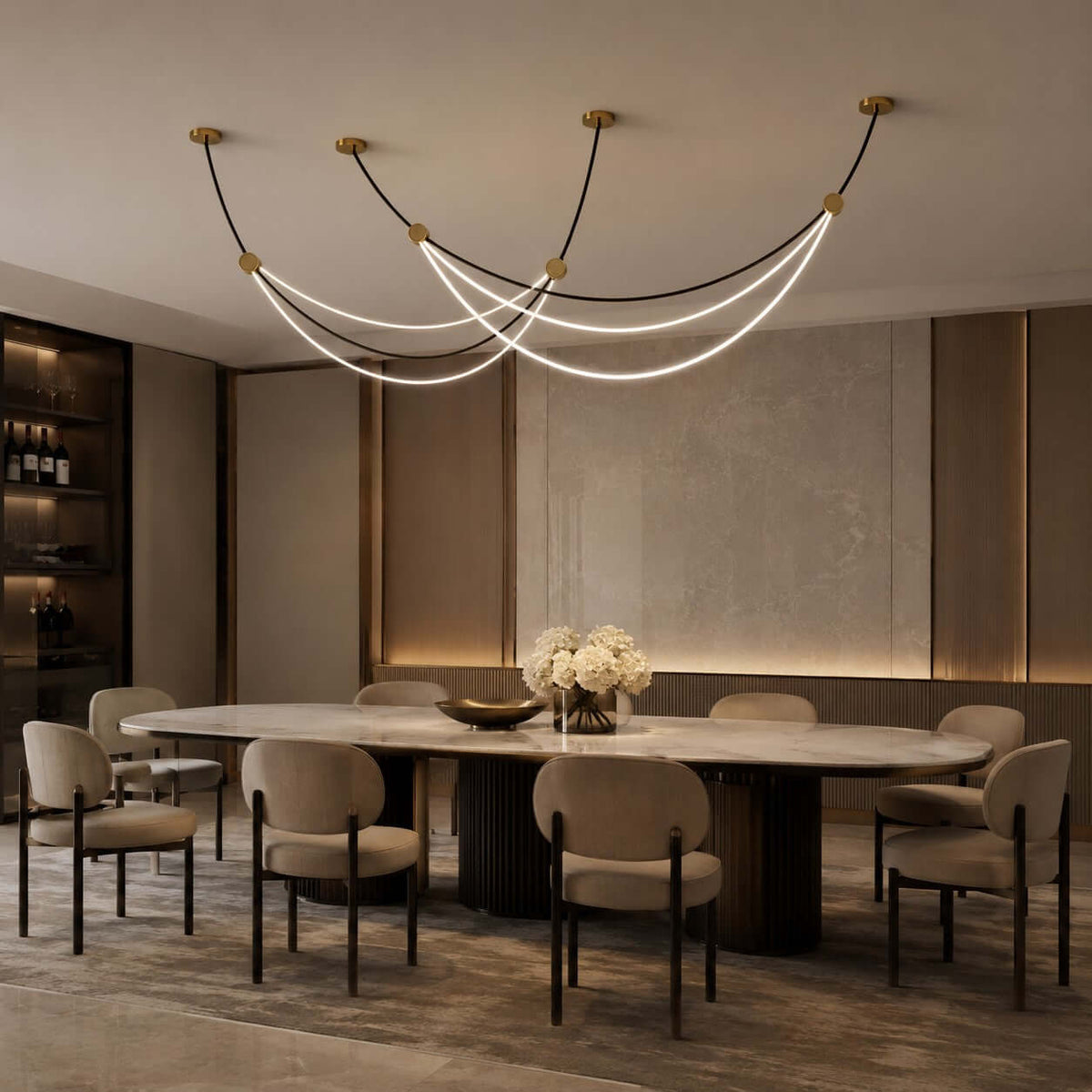 Auris Linear Chandelier
