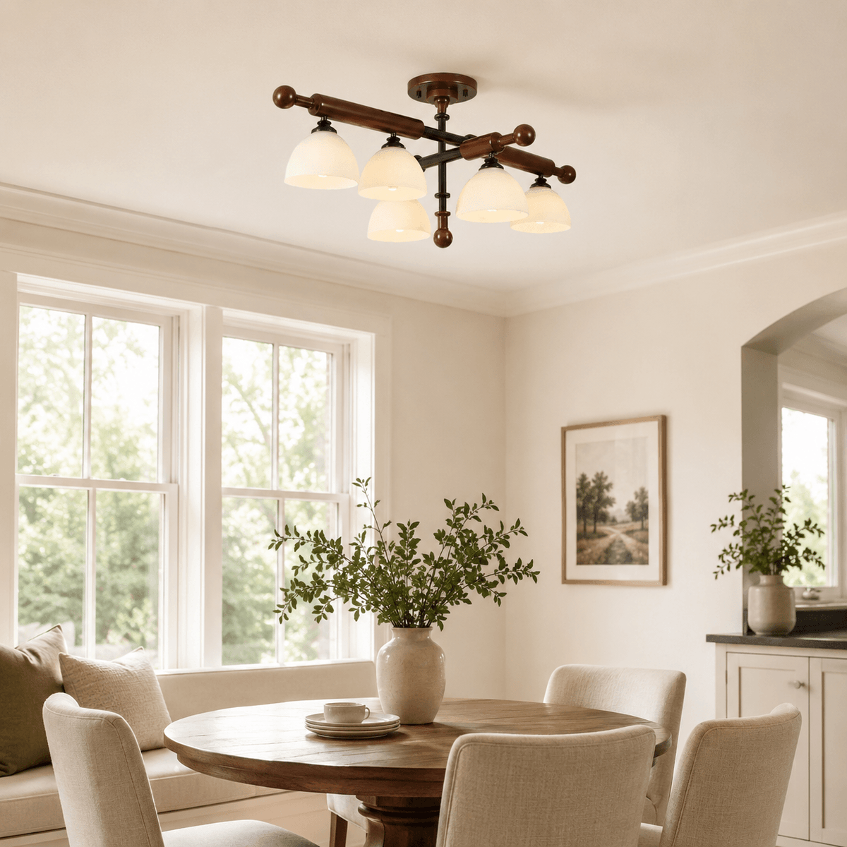 Brenlo Semi Flush Mount Light