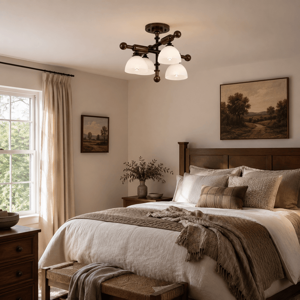 Brenlo Semi Flush Mount Light