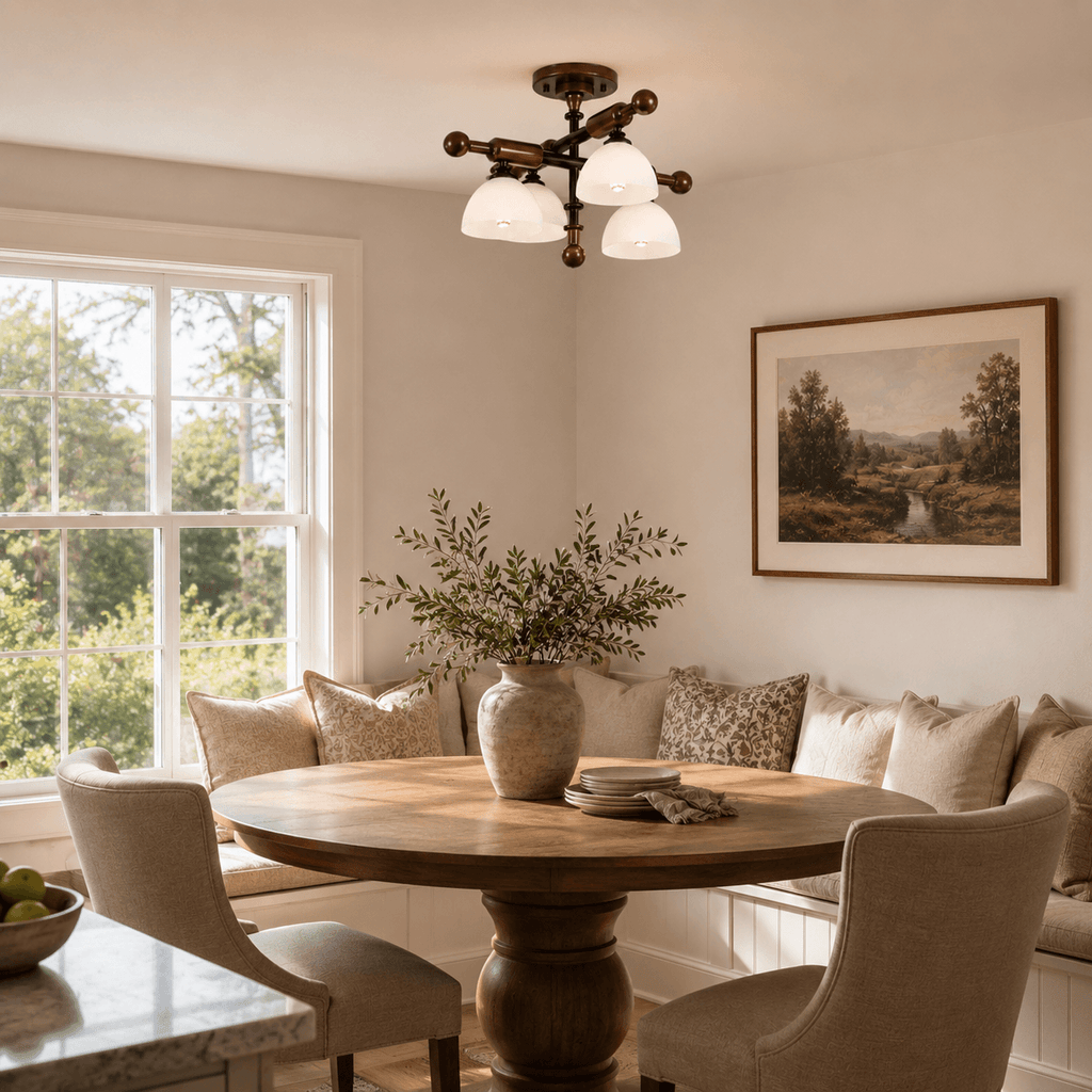 Brenlo Semi Flush Mount Light