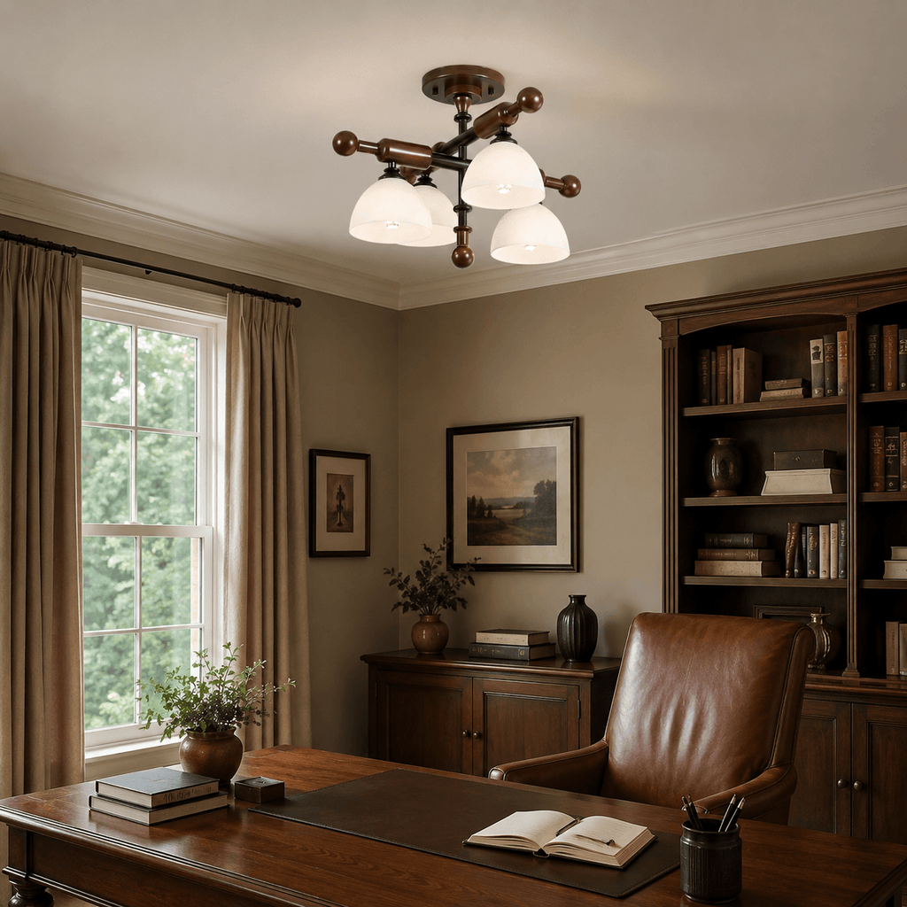 Brenlo Semi Flush Mount Light