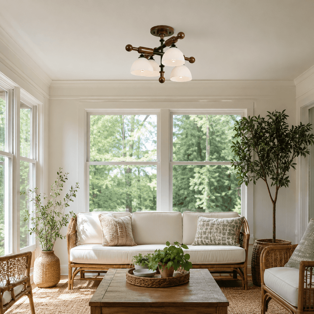 Brenlo Semi Flush Mount Light