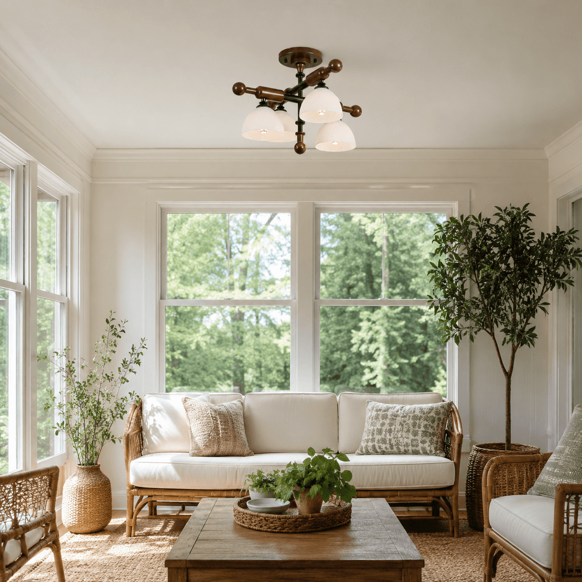 Brenlo Semi Flush Mount Light