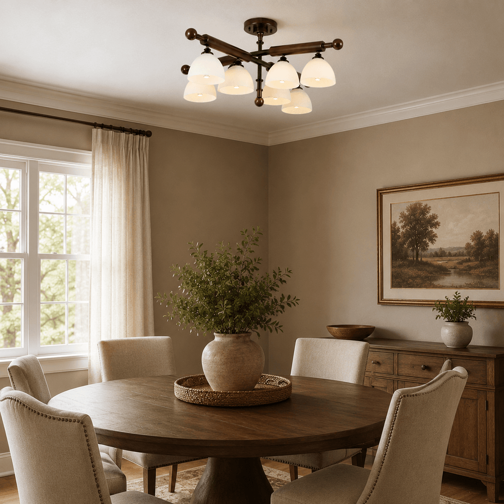Brenlo Semi Flush Mount Light