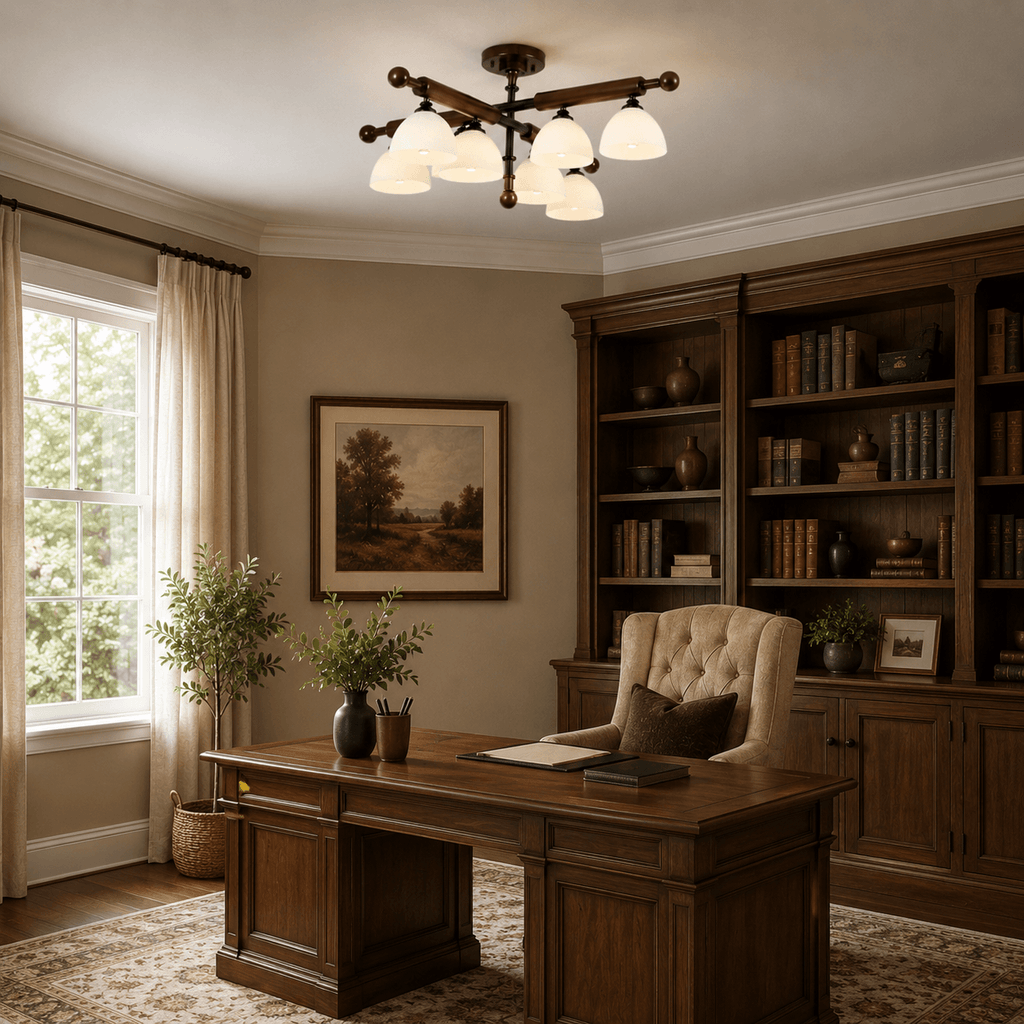 Brenlo Semi Flush Mount Light