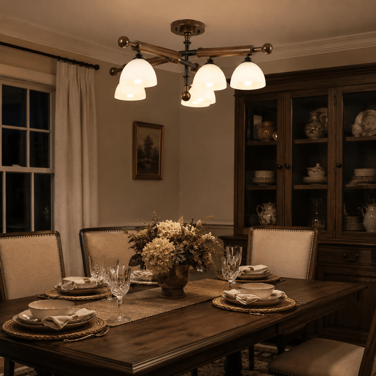 Brenlo Semi Flush Mount Light