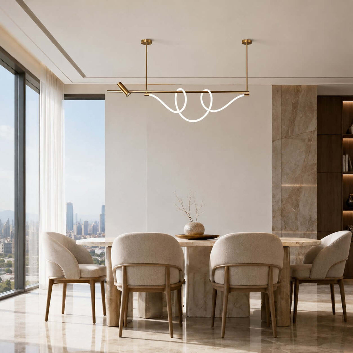Brisa Linear Chandelier Style A