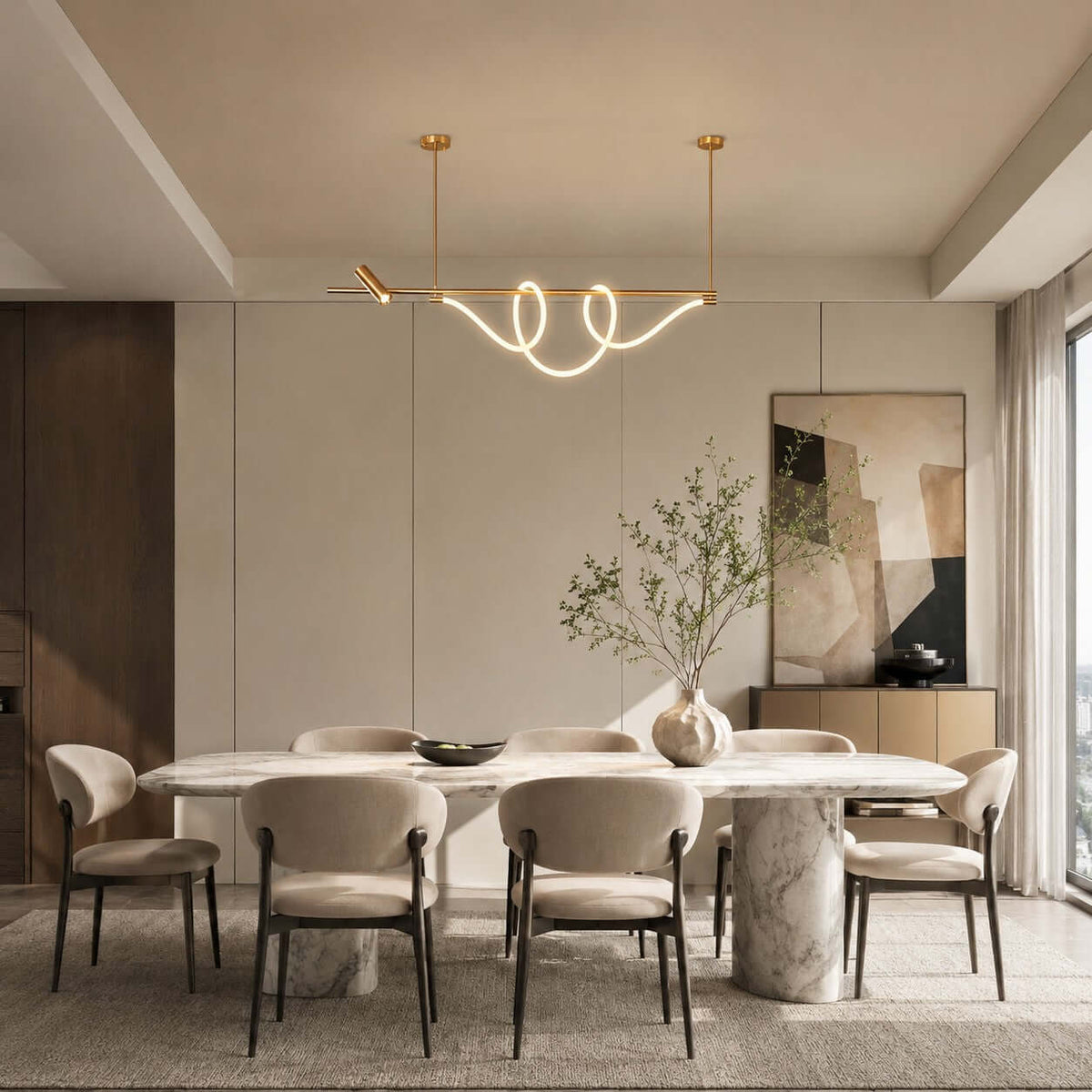 Brisa Linear Chandelier Style A