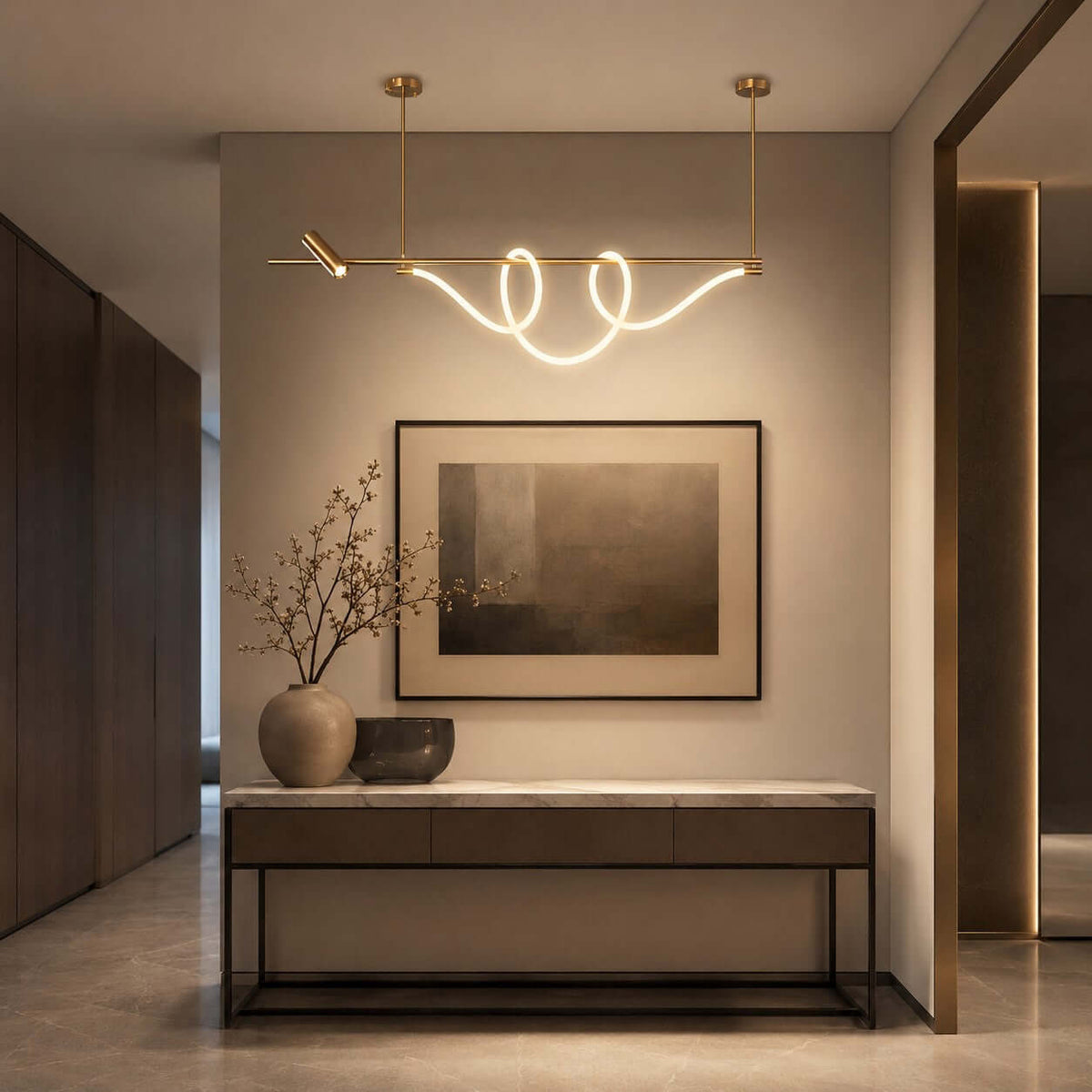 Brisa Linear Chandelier Style A