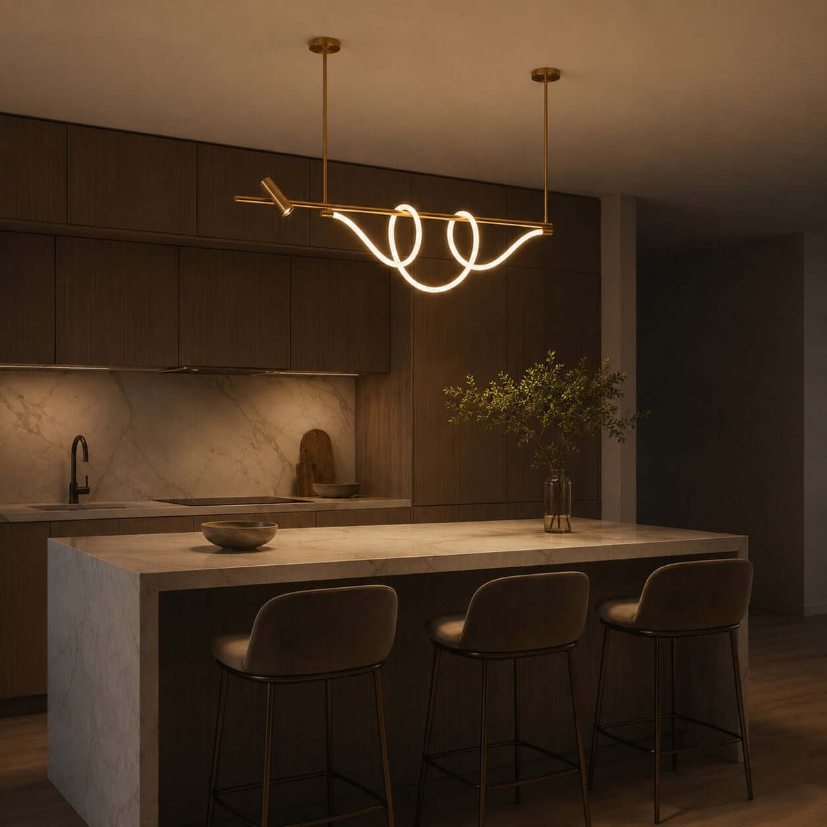 Brisa Linear Chandelier Style A