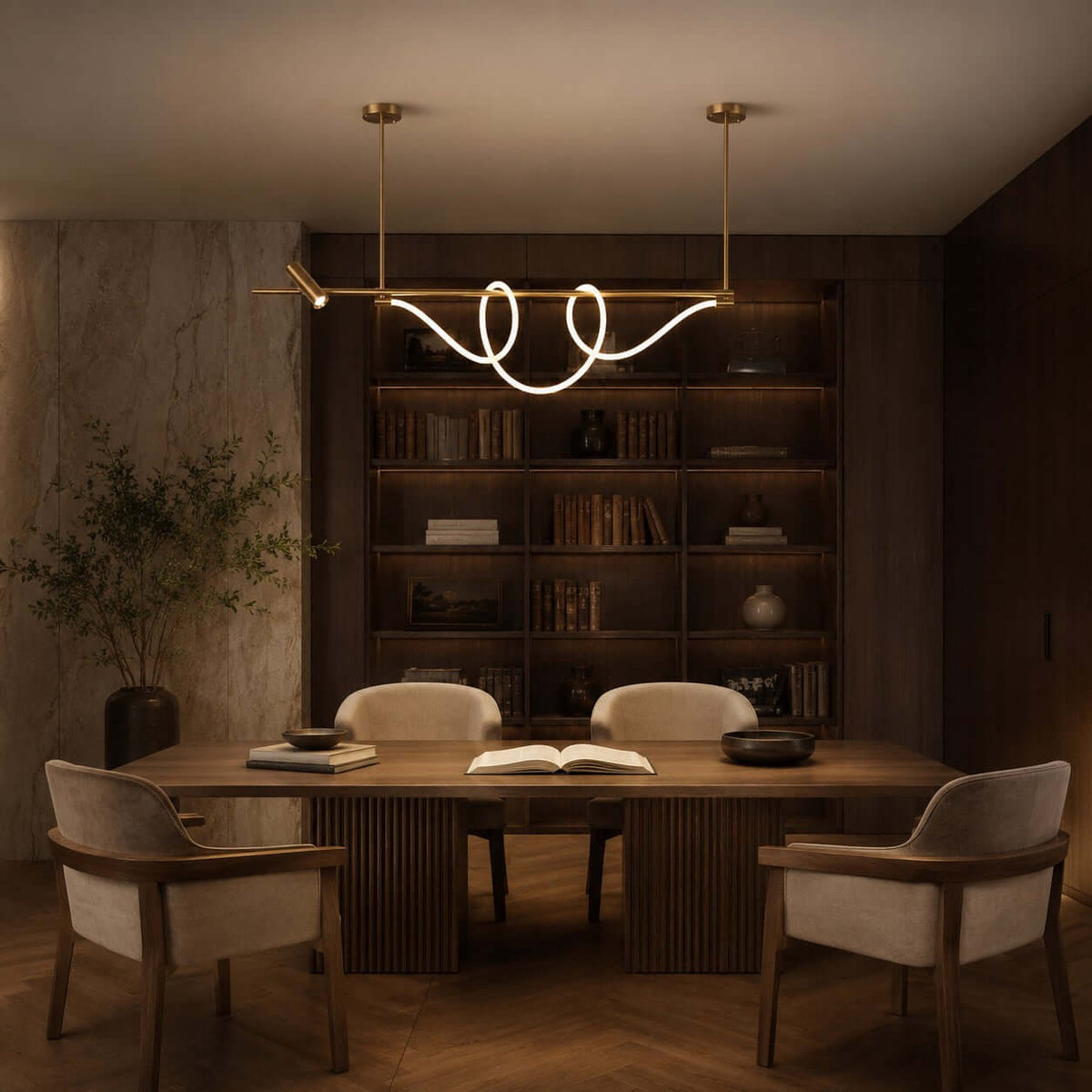 Brisa Linear Chandelier Style A