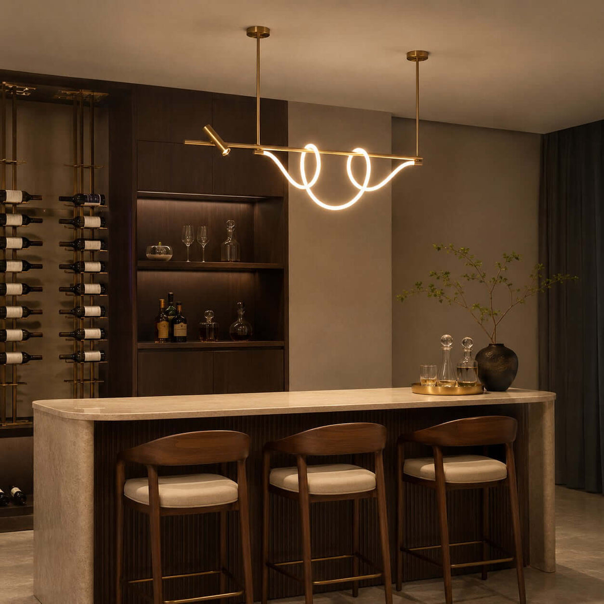 Brisa Linear Chandelier Style A