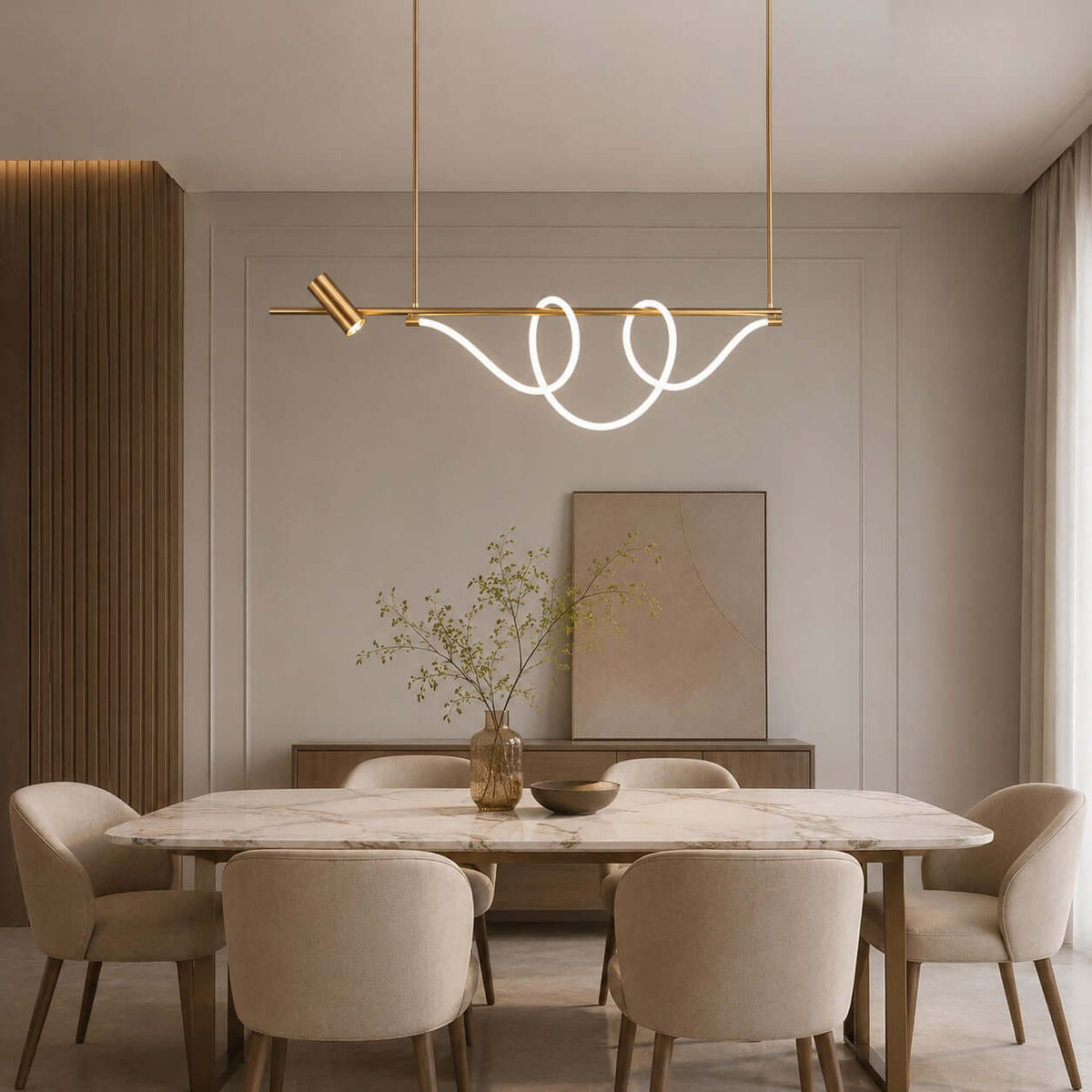 Brisa Linear Chandelier Style A