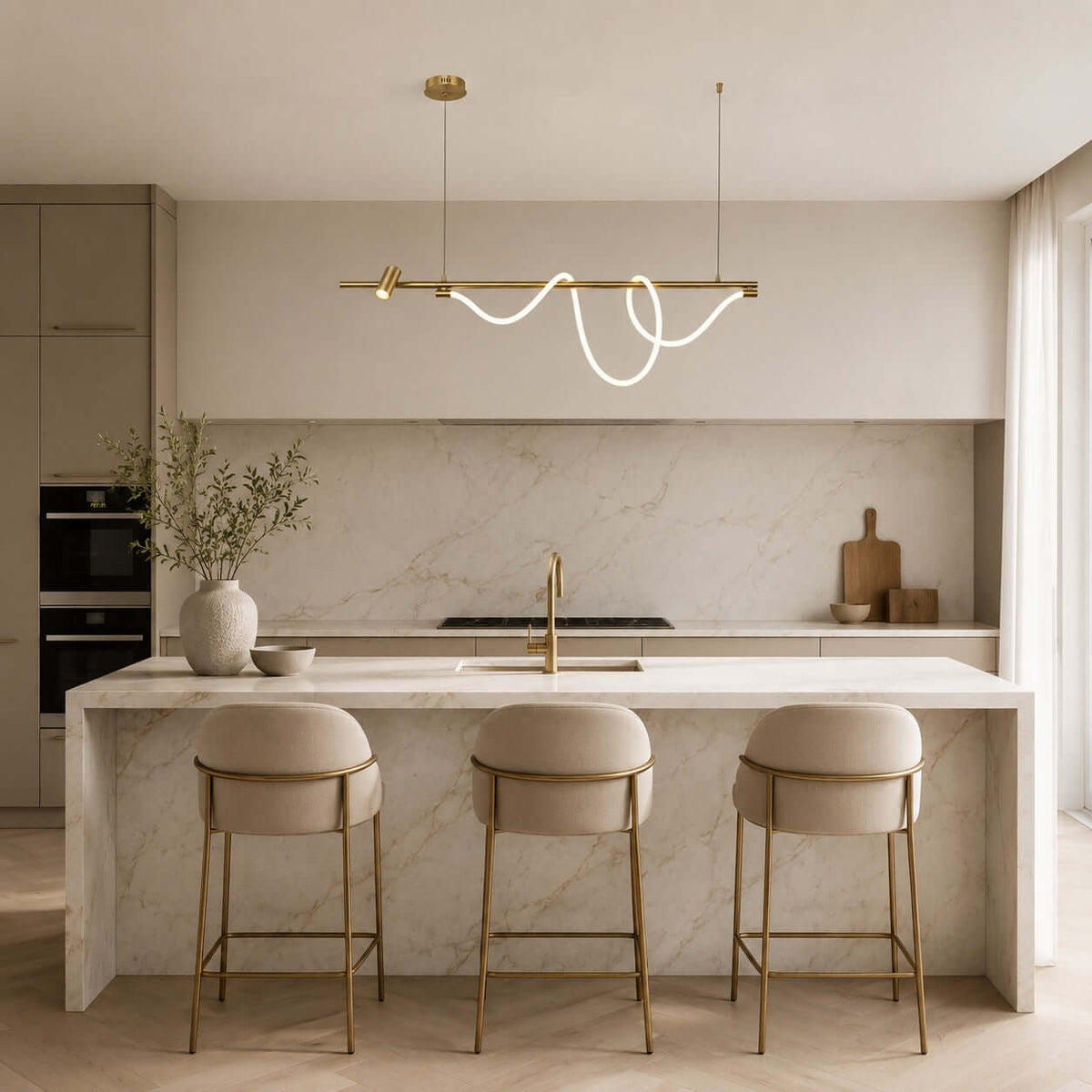 Brisa Linear Chandelier Style B