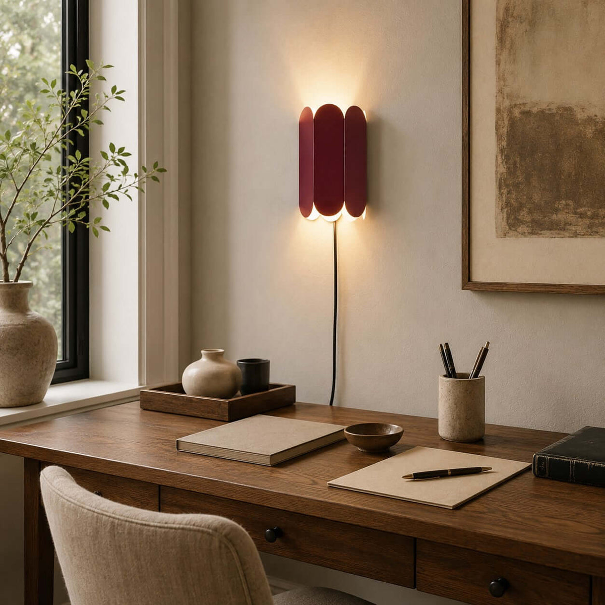 Cylora Plug In Wall Lamp