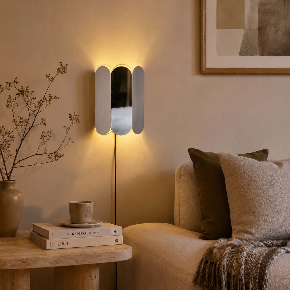 Cylora Plug In Wall Lamp