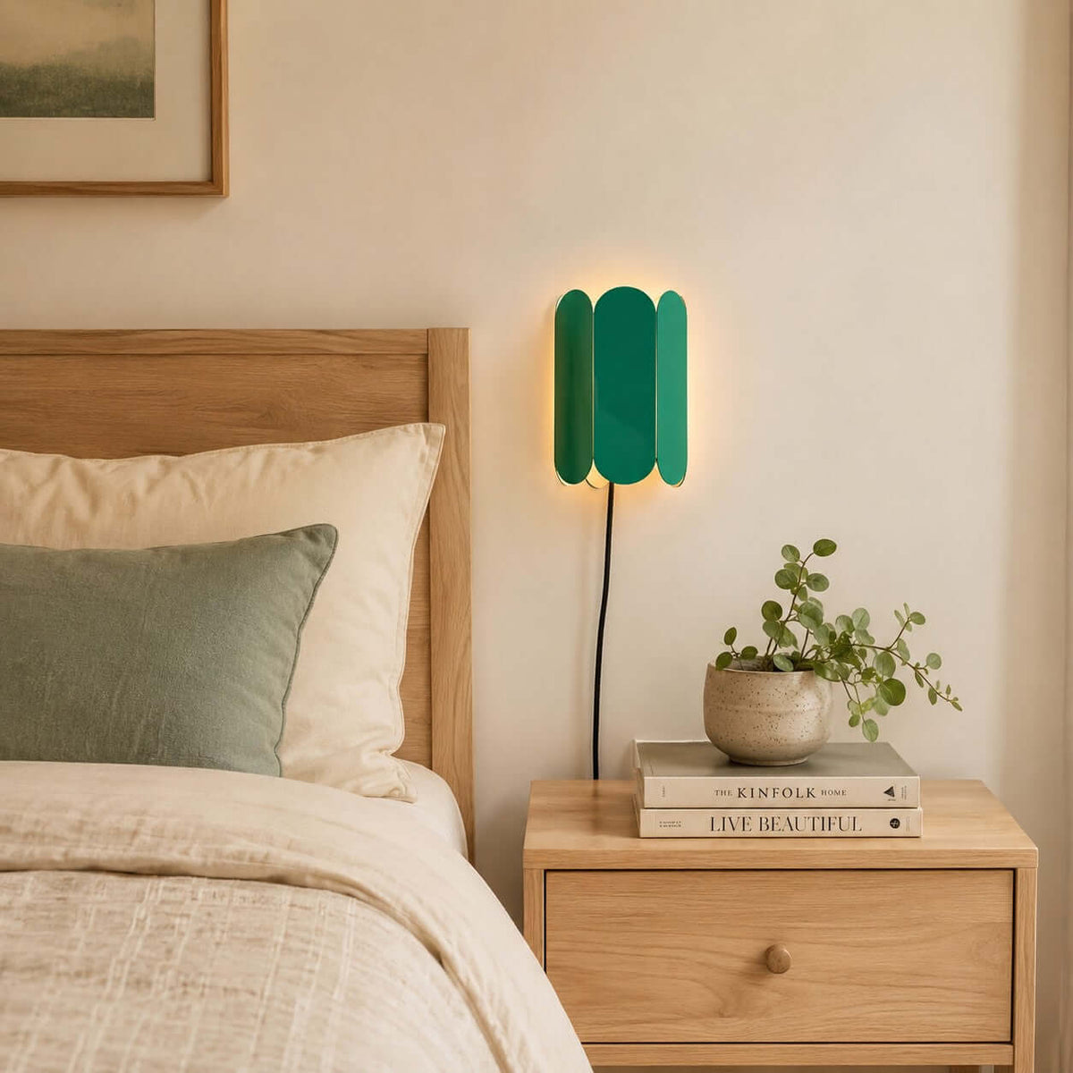 Cylora Plug In Wall Lamp