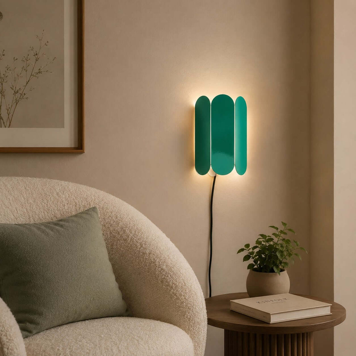 Cylora Plug In Wall Lamp