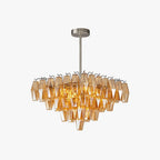 Vellune Art Deco Glass Bedroom Chandelier - Elaren