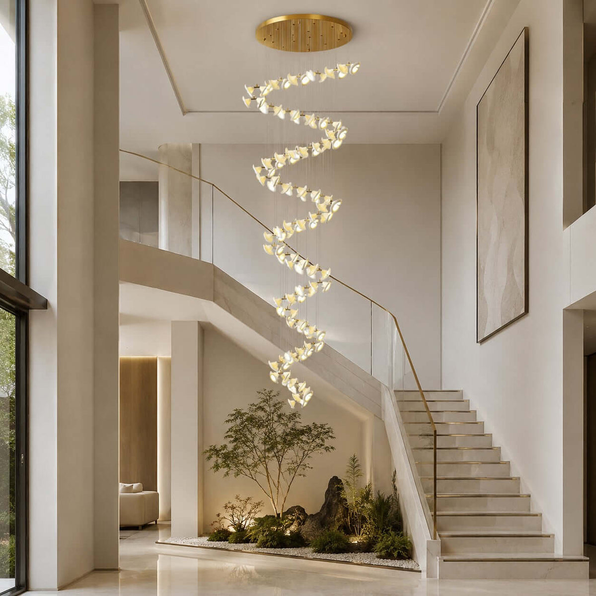 Ellery Stairs Chandelier