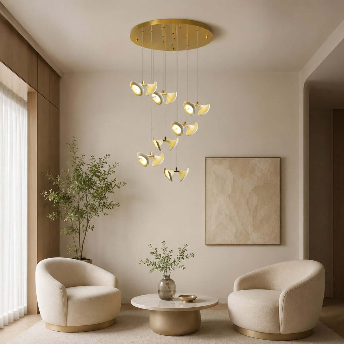 Ellery Stairs Chandelier