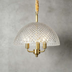 Vellune Art Deco Glass Pendant Light - Elvane