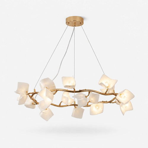 Vellune Art Deco Ceramic Living Room Chandelier - Fiorina