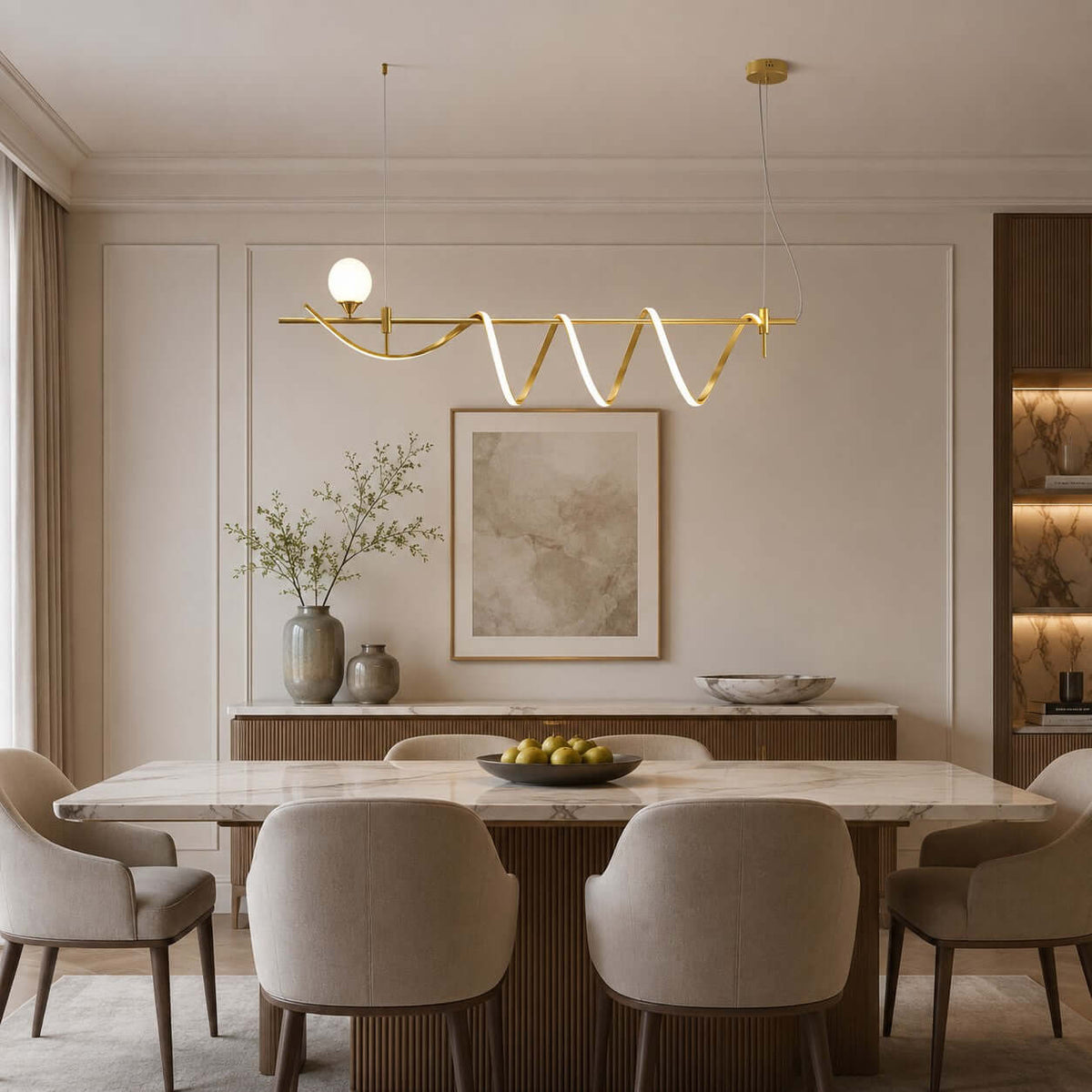 Novali Linear Chandelier