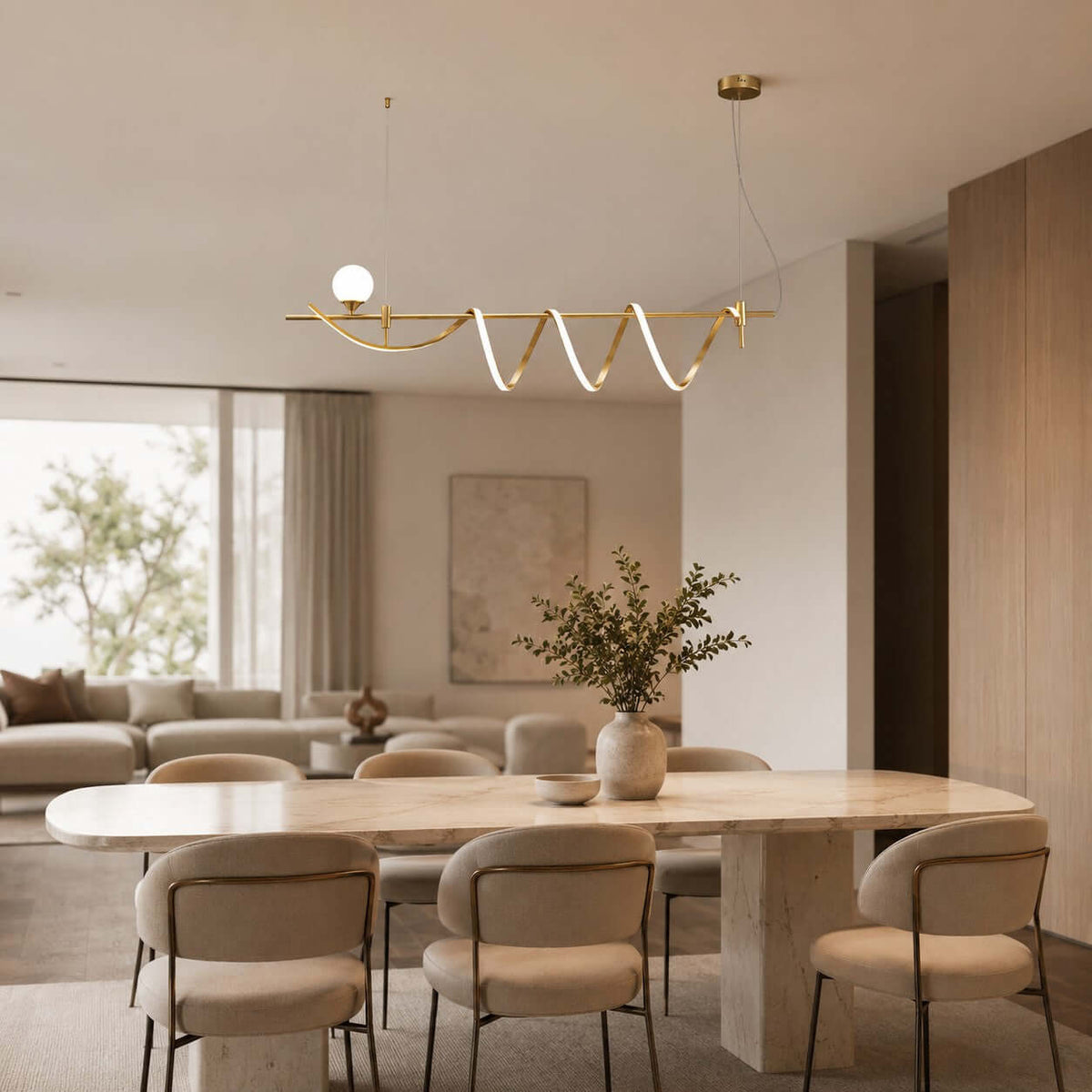 Novali Linear Chandelier