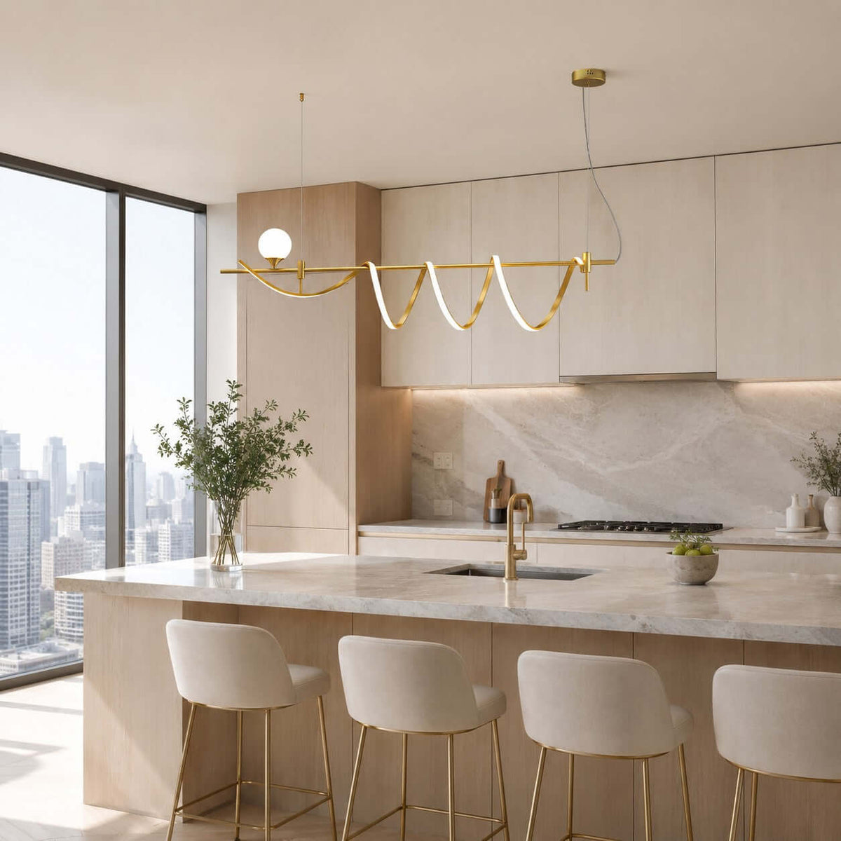 Novali Linear Chandelier