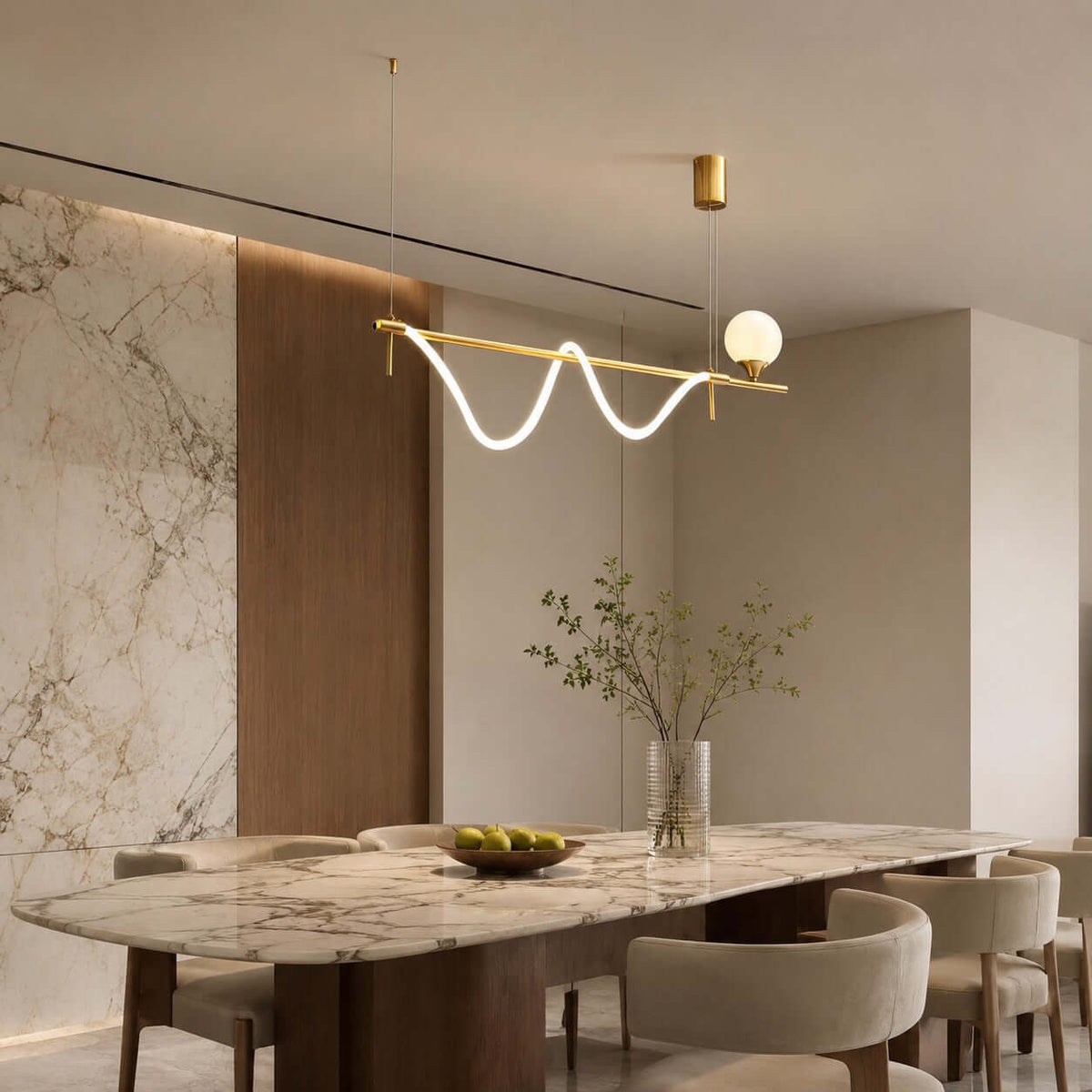 Novali Linear Chandelier