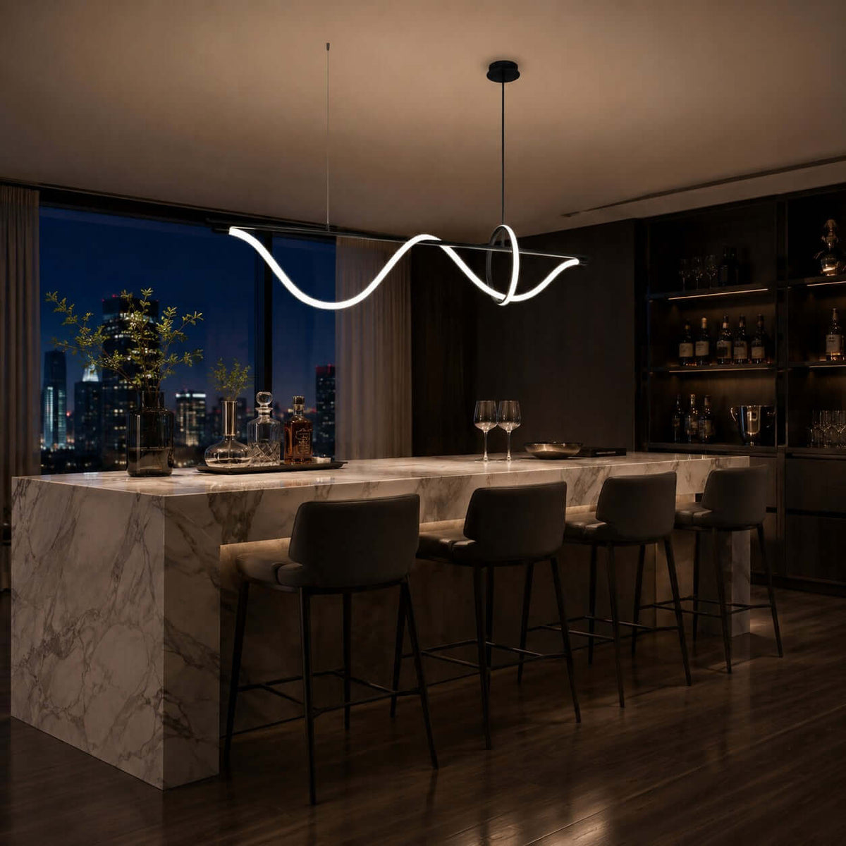 Onda Linear Chandelier