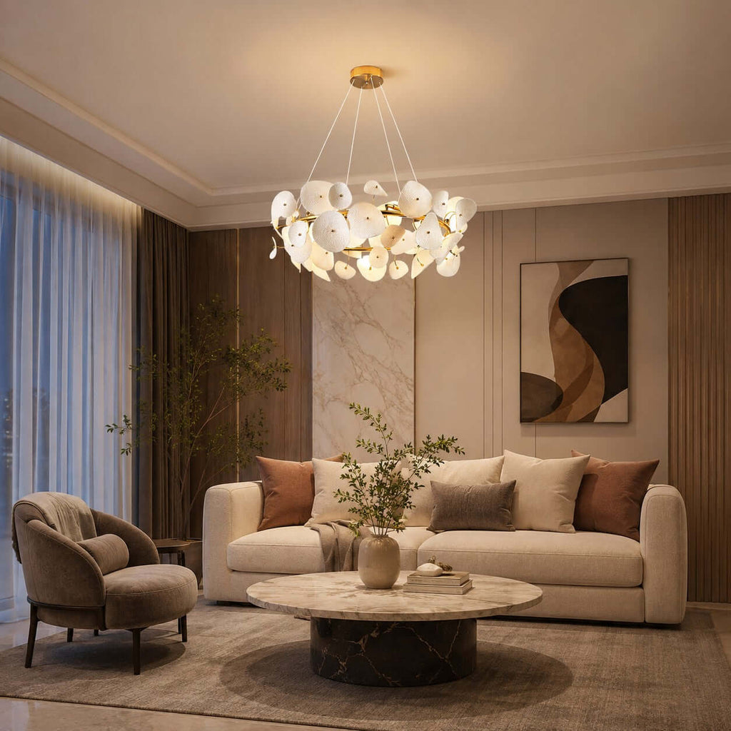 Lotus Leaf Chandelier